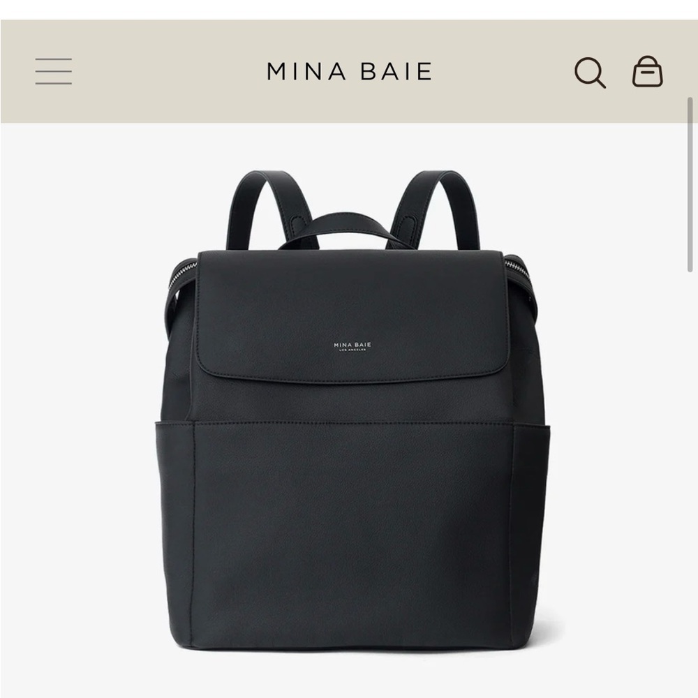 Black Vegan Backpack